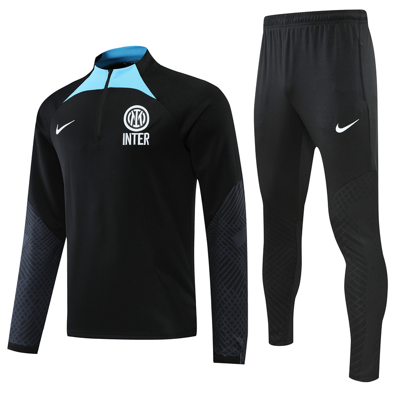AAA Quality Inter Milan 22/23 Tracksuit - Black/Blue